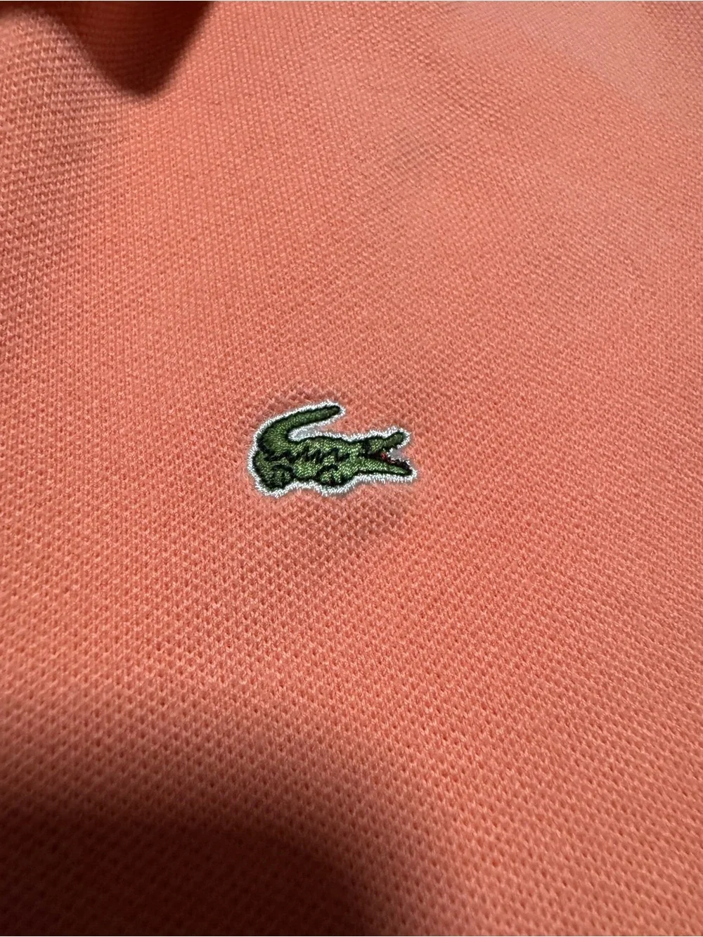 Lacoste Women’s Coral Pink Short-Sleeve Polo